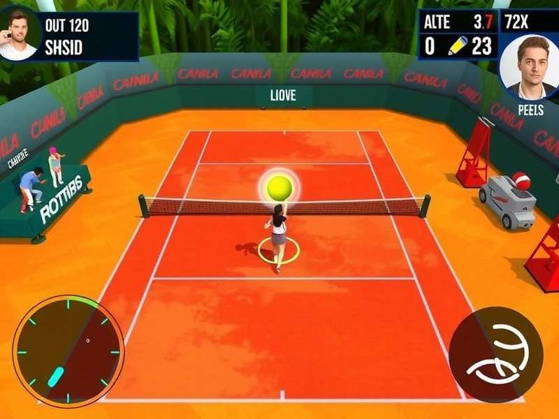 Karnataka Tennis Sensation Game Screenshot